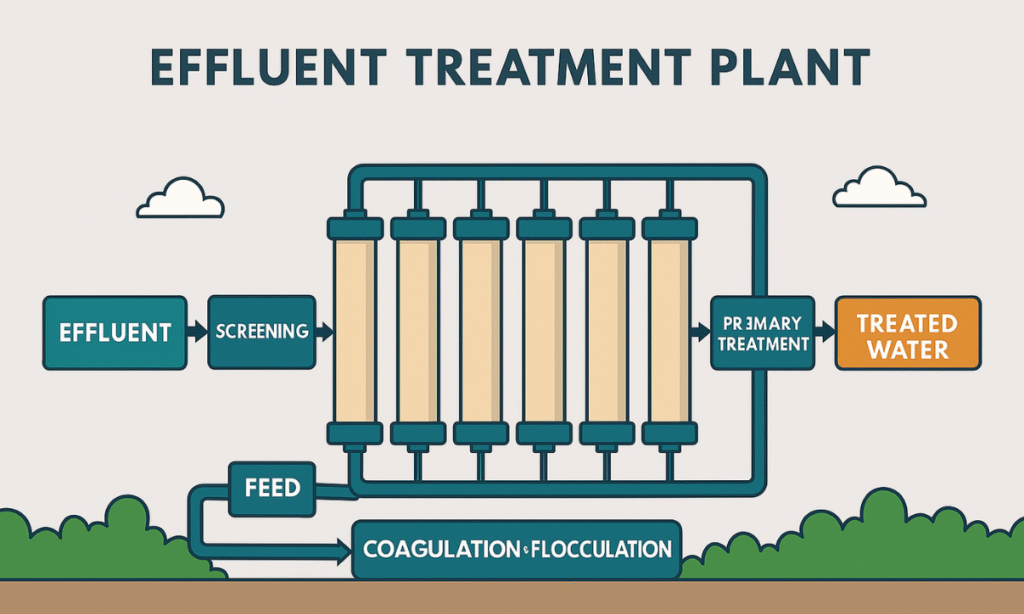 Effluent Treatment Plant primary treatment